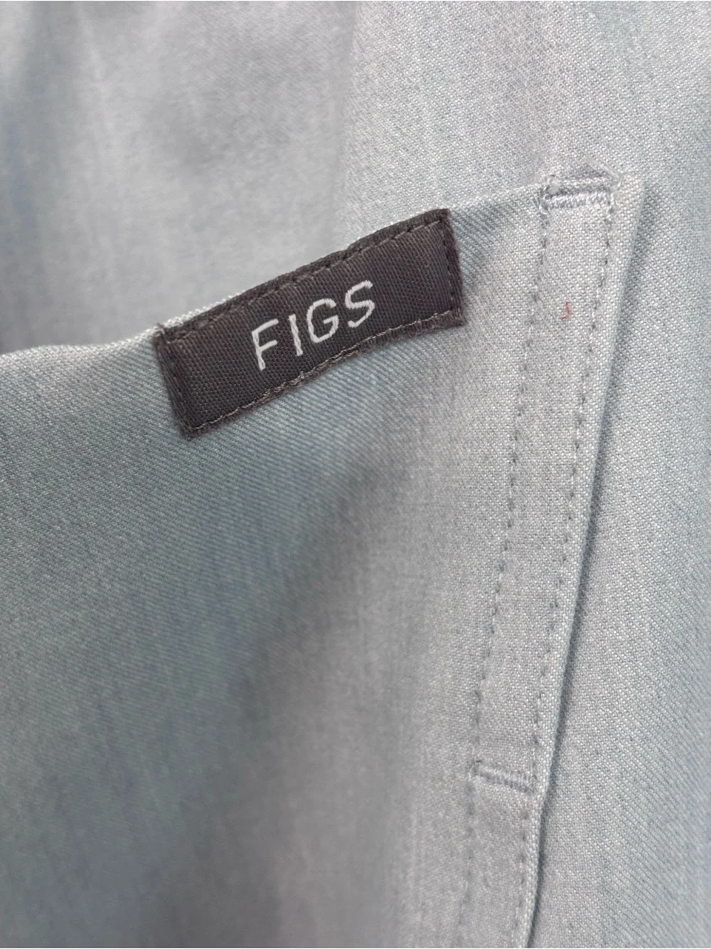 FIGS Zamora Jogger Scrub Pants Womens XL Blue Heathered Medical Nursing Uniform